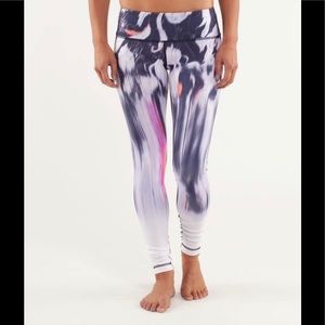 Lululemon Wunder Under Pant Engineered Mirage Deep Indigo / Deep Indigo (Size 4)